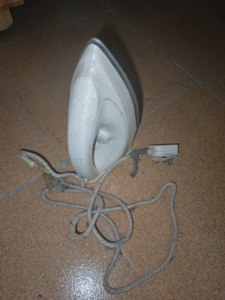 Used dry pressing iron