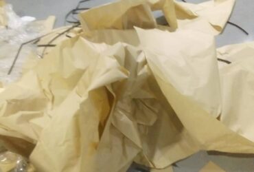Brown rapping paper
